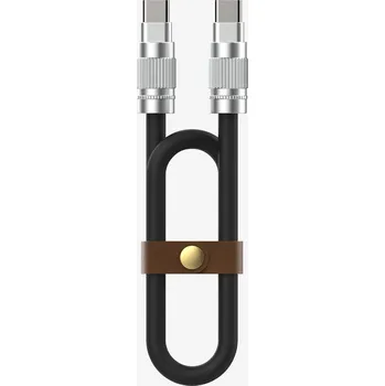 Datový kabel Kabel Fnirsi USB-C - USB-C, 1,2 m, černý