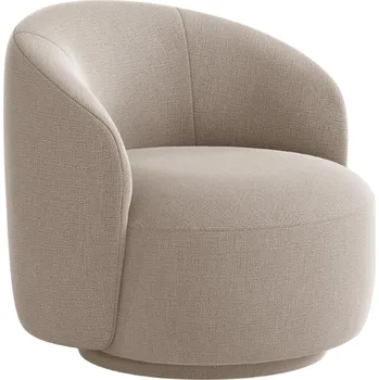 Křeslo Micadoni Světle hnědé otočné křeslo Letizia