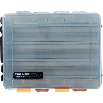 Pouzdro na rybářské vybavení Krabička Savage Gear Lurebox 2 Sided Smoke Large