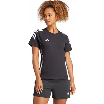 Dámské tričko Dámské Tričko adidas Tiro 24 Sweat Tee černé IJ9955 VEL. 2XL