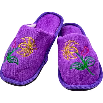 Dámské pantofle Dámské bačkory fialové WG-7 Velikost: 36-37