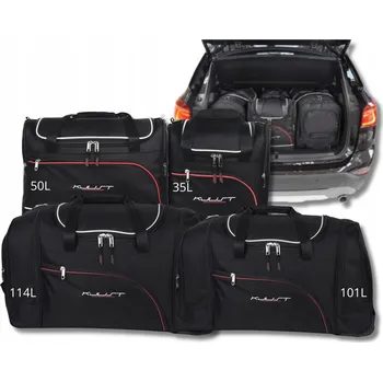 Organizér do auta SADA TAŠEK AERO 4KS PRO BMW X1 PHEV 2015+