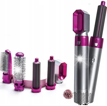 Žehlička na vlasy KULMOFÉN NA VLASY ŽEHLIČKA NA VLASY 5v1 SADA + PÉČE OLEJEM