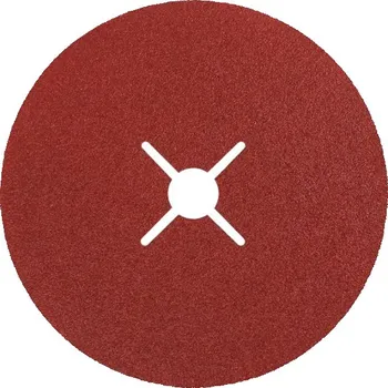 Brusný papír HERMAN Fibrový brusný kotouč na nerez a legované oceli 125 mm/P24 FX-10 ceramic