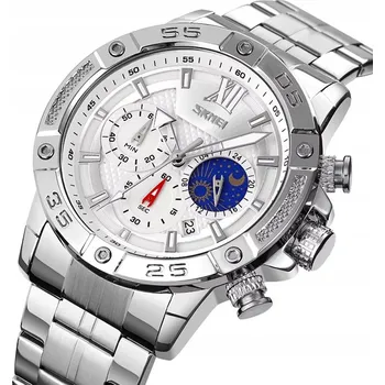 Hodinky Pánské hodinky SKMEI skm.192351e.mn náramkový chronograf s fázemi měsíce