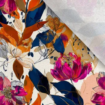 Teplákovina Takoy 150cm podzimní polibek barev