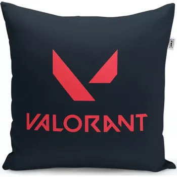 Polštář Sablio Polštář VALORANT Black - 40x40 cm