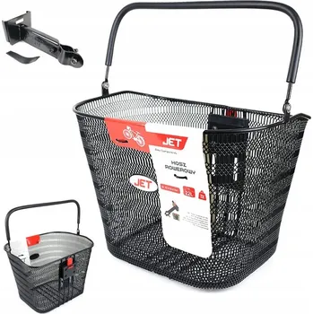 Košík na láhev Přední košík na kolo JET A851 černý