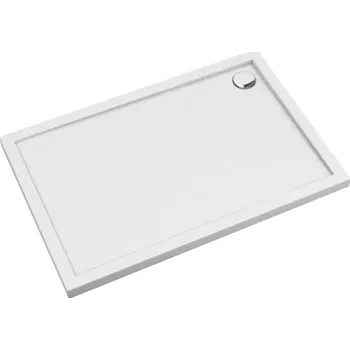Sprchová vanička OMNIRES - MERTON akrylátová sprchová vanička obdélníková, 80 x 100 cm bílá lesk /BP/ MERTON80/100/PBP