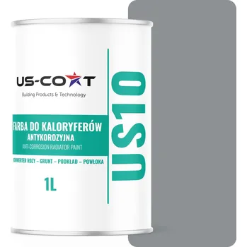 barva na kov Barva pro radiátory Antikorozní Odolná 1L Satén Šedá 3v1