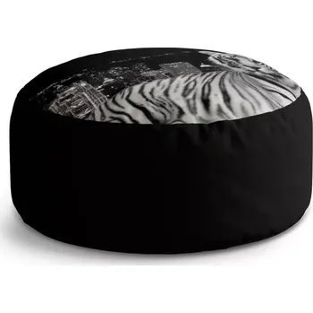 Taburet Sablio Taburet Circle Městský tygr: 38x48 cm