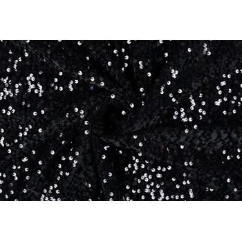 PLETENINA VELUR CUBA FLITRY PREMIUM ČERNÁ