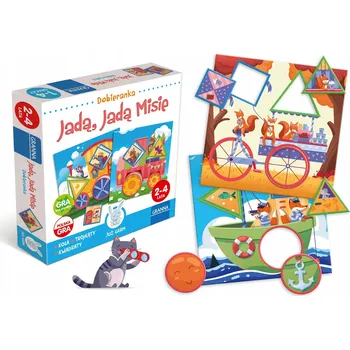 Desková hra Stolní hra Jedou, jedou medvídci - edukativní hra pro malé děti, deskové hry pro nejmenší od Granna