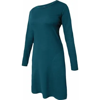 Dámské šaty Dámské šaty, dlouhý rukáv NAVILA 801 petrolejová XXL