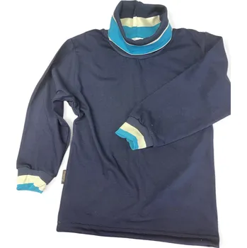 Chlapecké tričko Modrý rolák - KLUCI, velikost 122, Barva tmavě modrá, Složení materiálu 100% Bavlna