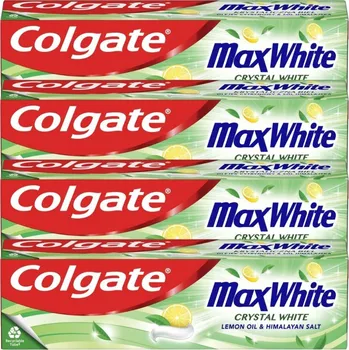 zubní pasta Zubní pasta Colgate Max White Crystal White Lemon Oil 4x75ml