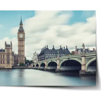 Plakát Sablio Plakát Londýn Bridge - 60x40 cm