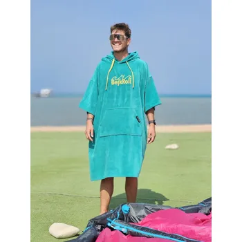 Surf Pončo WAVE MASTER - tyrkysové S