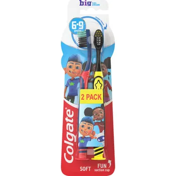 Zubní kartáček Colgate zubní kartáček pro děti od 6 let měkký, 2 ks / 1 bal