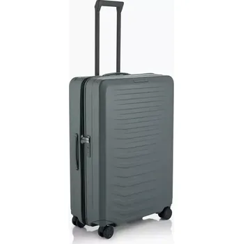 PORSCHE DESIGN Roadster Hardcase Trolley L Kufr cestovní zavazadlo lehké skořepinové TSA břidlicově šedé (Lehký velký kufr s tvrdou skořepinou, rozšiřitelným objemem, TSA zámkem, hladkými kolečky a ergonomickou teleskopickou rukojetí s více zarážkami.)