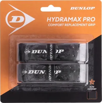 Míčový sport Základní omotávka Dunlop Hydramax Pro 2P Černý