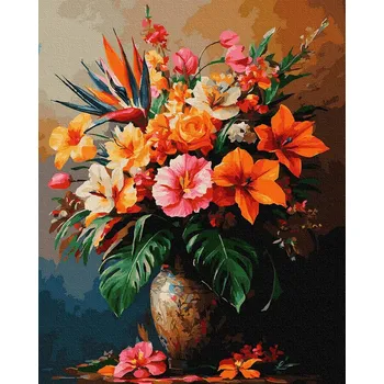 Malování podle čísel iPicasso 40x50 cm na rámu Tropický šepot