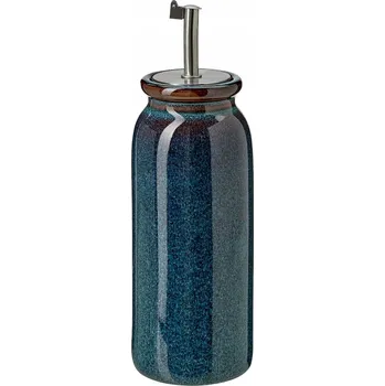 Nádoba na olej a ocet IKEA BRUGDHAJ Láhev na ocet/olej, modrá, 19 cm