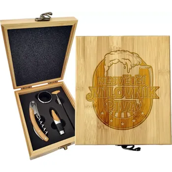 Víno Sablio Dárková sada na víno Největší milovník piva: 147×168×49 mm