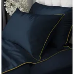 Detexpol Francouzské povlečení Pure Collection mako satén modré 220x200, 2 ks - 70x80cm