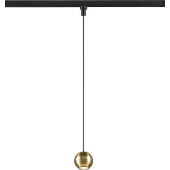 Bodové svítidlo SLV - BIG WHITE DYSKO 1~ závěsné svítidlo, PHASE, délka závěsu 200 cm, 2700K, 36°, černá / zlatá - BIG WHITE (SLV) LA 1010324