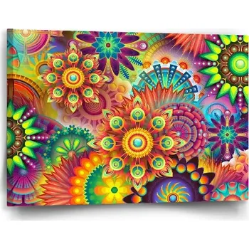 Obraz Sablio Obraz Barevné obrazce - 60x40 cm