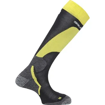 Pánské termoprádlo ponožky Salomon Enduro black/yellow/white - Velikost: S
