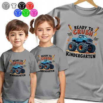 Dětská móda DĚTSKÉ TRIČKO T-SHIRT - MONSTER TRUCK READY TO CRUSH - 3XS
