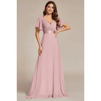 Dámské šaty EVER PRETTY Družičkovské Šaty EDITH starorůžové Barva: Růžová, Velikost: 54