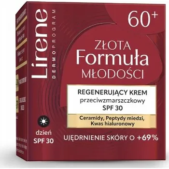 Pleťový krém Víceúčelový pleťový krém Lirene Zlatá formule mládí denní 50 ml