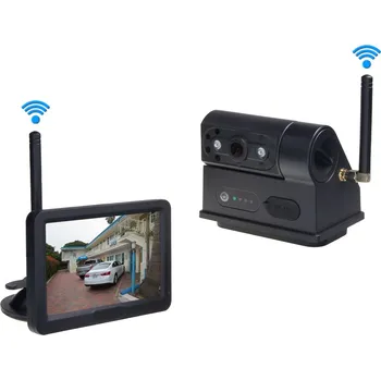 Couvací kamera SET bezdrátový digitální kamerový systém s monitorem 5", kamera s akumulátorem