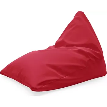 Sedací pytel Sablio Sedací vak Triangl Červená cherry: 120 x 100 x 100 cm