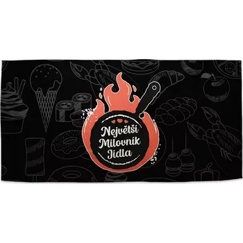 Sablio Ručník Největší milovník jídla - 30x50 cm