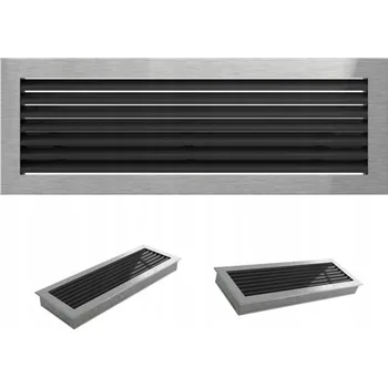 Větrací mřížka Potažená výstupní mřížka Šedé Kratki