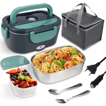 Termobox Elektrický ohřívací box na jídlo Montessa termo box nerezová ocel šedá