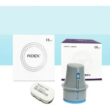 Glukometr Aidex Sada glukózový senzor a vysílač CGM Bluetooth Monitorování 2,0–25,0 mmol/l Senzor výdrž 14 dní Vysílač životnost 4 roky ABS zdravotnický prostředek
