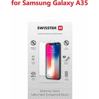 Ochranné sklo Samsung Galaxy A35 5G Swissten 2,5D 8595217484306 (Ochranné tvrzené sklo, ochrana displeje Swissten 2,5D pro Samsung Galaxy A35 5G A356 s oleofobní vrstvou a tvrdostí 9H)