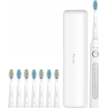 Elektrický zubní kartáček Elektrický zubní kartáček pro děti 7+ FEELO EASY 8 náhradních hlavic
