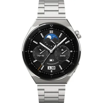 Řemínek na hodinky Řemínek pro Samsung Galaxy Watch Forcell F-Design FS06, zacvakávací, ocel, 22 mm, stříbrný