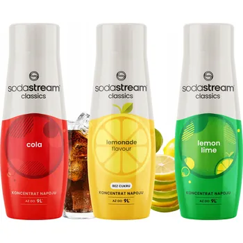 Sirup pro výrobník sody Sodastream sirup koncentrát do saturátoru 3x cola