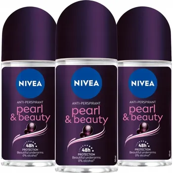 Antiperspirant NIVEA Pearl & Beauty Black Pearl 3 x 50 ml
