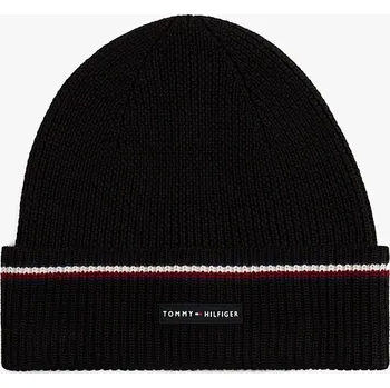 Čepice Tommy Hilfiger pánská černá čepice 10005010-8721222031321