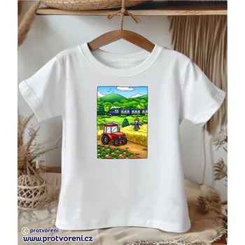 Chlapecké tričko Trička s potiskem Tričko s potiskem, dětské, FARMA - TRAKTOR, 1 ks Velikost: 7/8 let Beagle