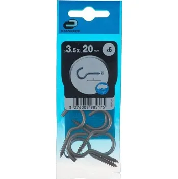 Vrták Otevřený hák 3,5x20mm 6 ks upevnění/montáž