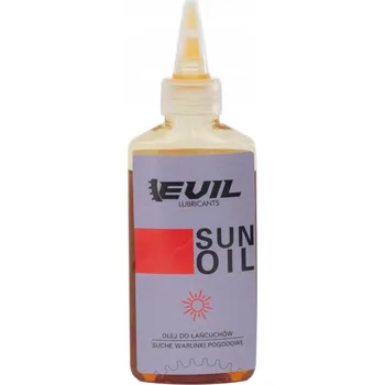 OLEJ MAZIVO NA ŘETĚZ SUN OIL EVIL LUBRICANTS 100ml PRO SUCHÉ PODMÍNKY A SLUNEČNÉ POČASÍ